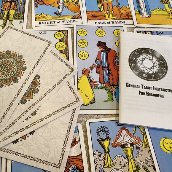 Original size tarot cards deck 3"x 5" 78 Cards Radiant Wise Spirit Tarot Pouch - Picture 9 of 16